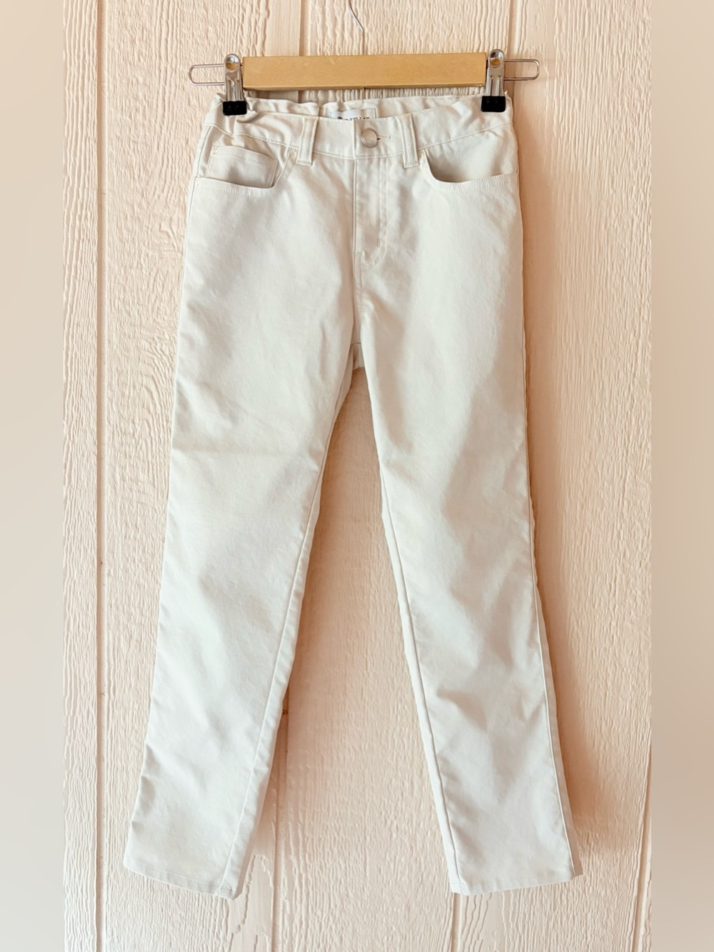 Peter Millar Boys Pants Size 7/8 Ivory Khaki Performance